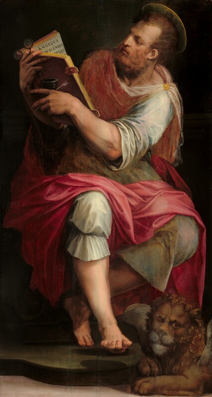 Saint Luke the Evangelist, painted by Giorgio Vasari